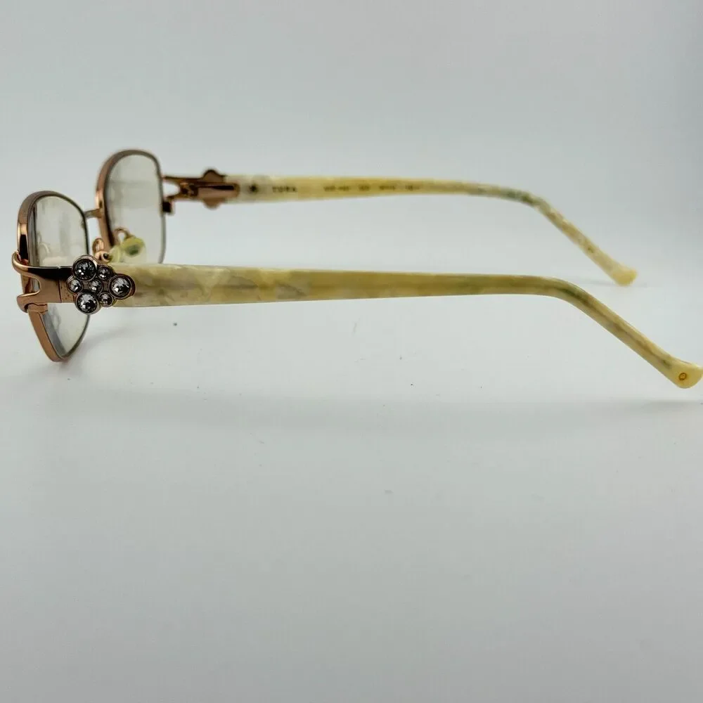 Tura Mod. 523 Gold SLG‎ Metal Fancy Eyeglasses Frames 52-16-135 H13228